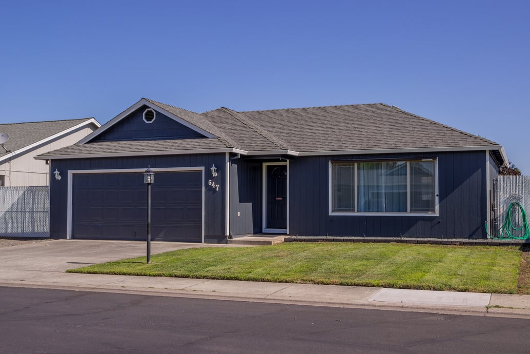 Single Storey House Under Blue Sky